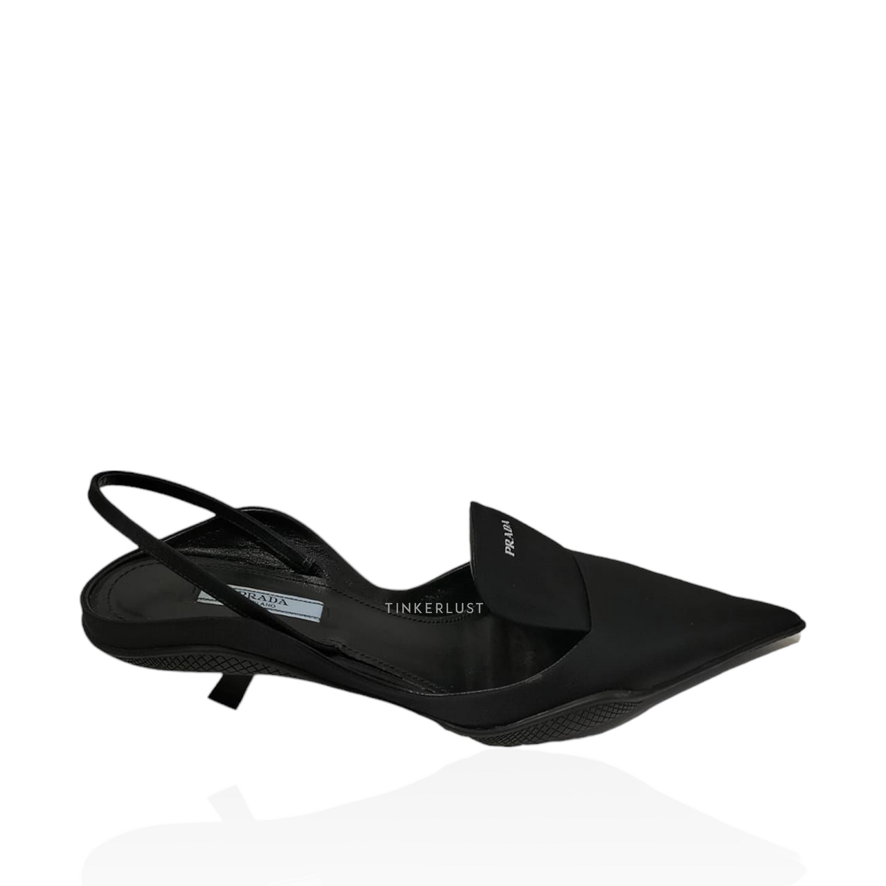 sepatu heels Prada Black Kitten Heels Tinkerlust